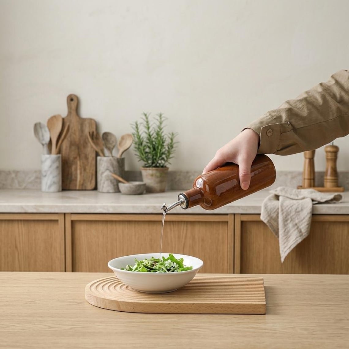 Ceramic Olive Oil Dispenser