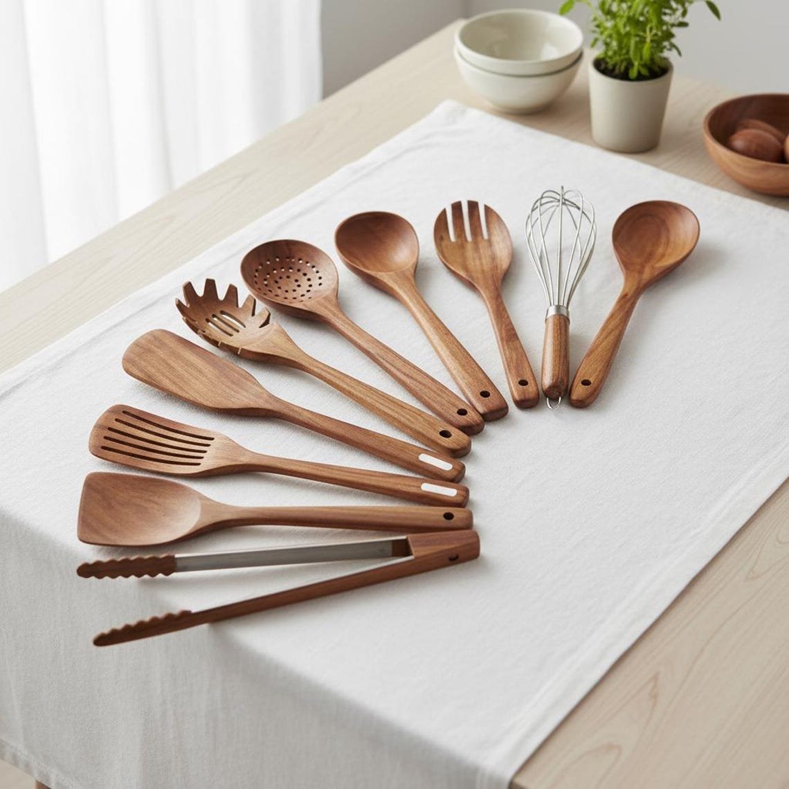 Bamboo Kitchen Utensil Set