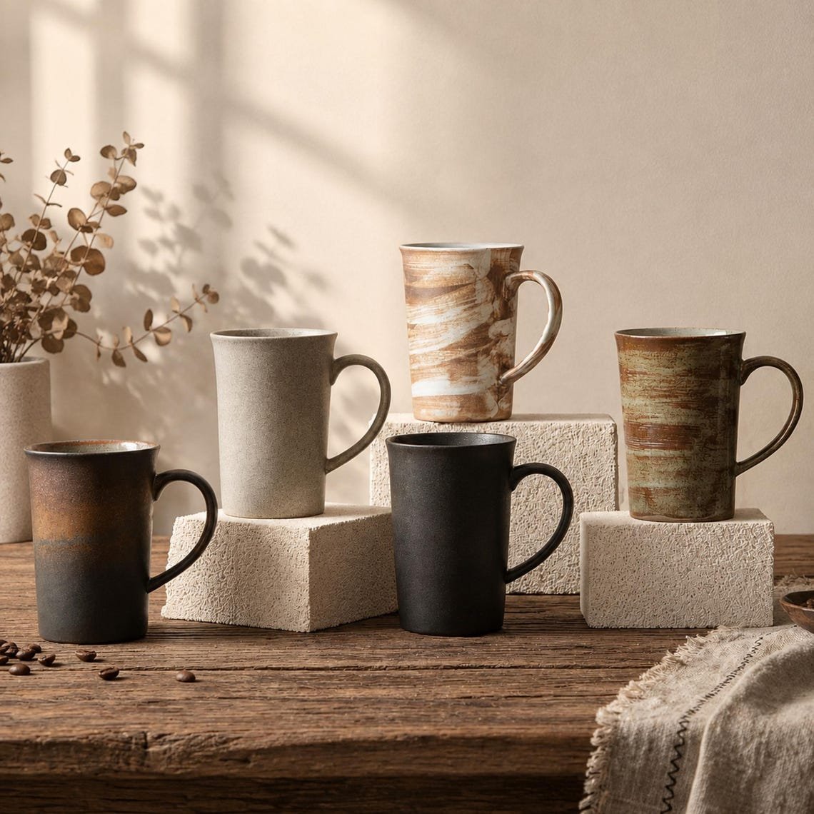 Rustic Ceramic Coffee Mug