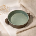 Handmade Stoneware Baking Dish with Handles